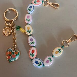 Universal Thread Floral purse charm only! Keychain not included.